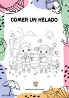 Vista previa - Hojas de trabajo - Cuadernillo para colorear con 25 actividades del verano. - página 3