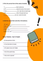 Vorschau - Stundenentwürfe - Tenses exercises RIESEN PAKET - Simple Present, Present Progressive, Simple Past, Past Progressive, Past Perfect, Will, Going to, Mixed Grammar mit Lösungen - Seite 2
