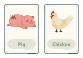 Προεπισκόπηση - Flashcards - Farm animals flashcards - Σελίδα 2