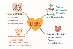 Vorschau - Arbeitsblätter - Lernposter + Arbeitsblatt "Liebe" + Onlineübung & MP3 + Mindmap + Infografik - Seite 3