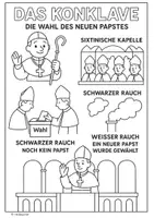 Vorschau - Arbeitsblätter - Die Papstwahl: Das Konklave - ein kleines Arbeitsheft - Seite 1