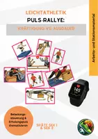 Vorschau - Stationenlernen - Puls und Belastung - Ausdauer vs. Kräftigung - Deckblatt