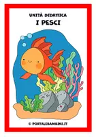 anteprima - Presentazioni / Lavagne - I pesci - Unità didattica - Pagina di copertina