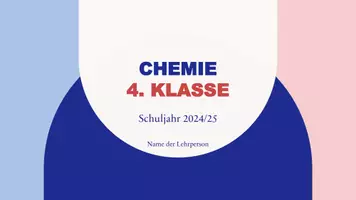 Vorschau - Stundenentwürfe - Einstieg in den Chemieunterricht 📚 - Deckblatt