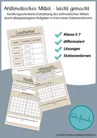 Vorschau - Arbeitsblätter - arithmetisches_mittel_LehrFreude - Deckblatt