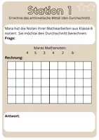 Vorschau - Arbeitsblätter - arithmetisches_mittel_LehrFreude - Seite 3