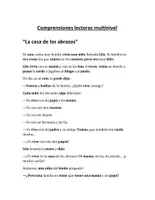 Vista previa - Hojas de trabajo - COMPRENSIONES LECTORAS MULTINIVEL DIVERSIDAD FAMILIAR - Portada