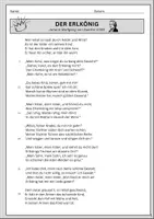 Vorschau - Arbeitsblätter - Bildergeschichte zur Ballade „Der Erlkönig“ - Seite 1