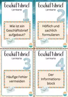 Vorschau - Poster - WiK - Geschäftsbrief: Zusatzmaterial zur Erarbeitung, Vertiefung, Sicherung - Seite 1