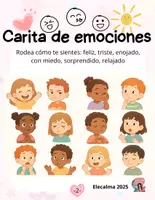 Vista previa - Hojas de trabajo - PACK 1 MI CUADERNO DE EMOCIONES - página 2