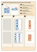 Vorschau - Stationenlernen - Klettmappen | Coole Muster zuordnen | Level 1 + 2 - Seite 3