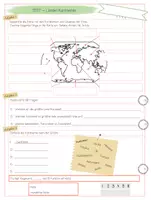 Vorschau - Test - TEST - Lernzielkontrolle Länder, Kontinente für Klasse 3/4 - Deckblatt