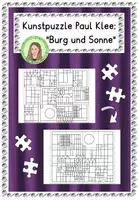 Vorschau - Mal- und Bastelvorlagen - Materialpaket Paul Klee Kunstwerke puzzeln - Seite 1