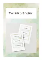 Vorschau - Präsentationen/Tafelbilder - Tafelkalender - Visualisierung - Seite 1