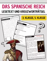 Vorschau - Arbeitsblätter - Spanisches Reich: Leseverständnis und Wortsuchrätsel mit Lösungen - Deckblatt