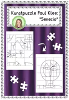 Vorschau - Mal- und Bastelvorlagen - Paul Klee: "Senecio" - Kunstwerk puzzeln - Deckblatt