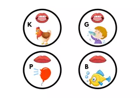 anteprima - Flashcard - Immagini per l'articolazione in logopedia: feedback visivi - Pagina 1