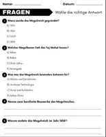 Vorschau - Spiele - Das Mogulreich in Indien: Leseverständnis und Wortsuchrätsel mit Lösungen - Seite 2