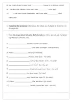 Vorschau - Arbeitsblätter - Übungsaufgaben Englisch Klasse 5 - Seite 1