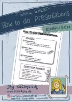 Vorschau - Arbeitsblätter - Skill sheet - how to do presentations - Deckblatt