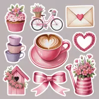 Vorschau - selbst erstellte Cliparts/Grafiken - 20 Muttertag Cliparts – PNG-Grafiken mit grauem Hintergrund für Karten & Deko - Seite 2