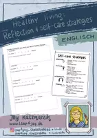 Vorschau - Arbeitsblätter - "Healthy Living" / "Self-care strategies" - reflection - Deckblatt