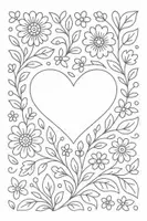 Vorschau - Mal- und Bastelvorlagen - Mandala Muttertag Ausmalbilder - Seite 1