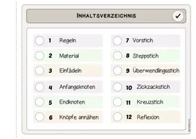Vorschau - Arbeitsblätter - Nadel- und Faden-Führerschein・Selbstlernheft・nähen lernen・Arbeitsheft mit praktischen Übungen - Seite 3