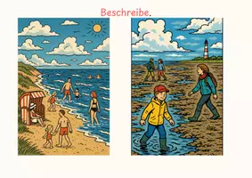 Vorschau - Stundenentwürfe - Ebbe und Flut | Gezeiten | Nordsee | Klasse 5 - Seite 1
