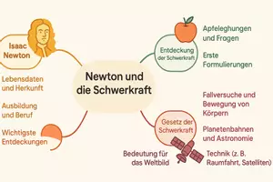Vorschau - Arbeitsblätter - Lernposter + Arbeitsblätter zum Thema "Was fand Newton über die Schwerkraft heraus?" + Lösung & MP3 + Mindmap + Infografik - Seite 3