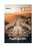 Vorschau - Unterrichtsreihen - Stundenentwurf: Papst Leo XIV im Unterricht - Seite 1