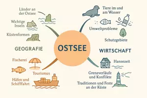 Vorschau - Arbeitsblätter - Lernposter + Arbeitsblatt "Ostsee" + Onlineübung & MP3 + Mindmap + Infografiken - Seite 3