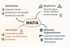 Vorschau - Arbeitsblätter - Lernposter + Arbeitsblätter zum Thema "Mafia" + Lösung & MP3 + Mindmap + Infografik - Seite 3
