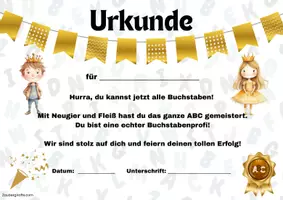 Vorschau - selbst erstellte Cliparts/Grafiken - Abschluss Buchstabenfest Urkunde - Seite 3