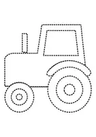 Vorschau - Mal- und Bastelvorlagen - Prickelbilder / Fensterbilder PAKET Thema Traktoren - Grundschule - Bastelvorlagen - Seite 2