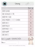 Vorschau - Unterrichtsreihen - Lesespaziergang "Haustiere" - differenzierte Leseübungen mit Bildern ab Klasse 1 - Seite 3