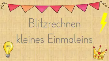 Vorschau - Präsentationen/Tafelbilder - Blitzrechnen - Kleines Einmaleins (Tafelbilder) - Seite 3