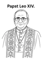 Vorschau - Unterrichtsreihen - Ausmalbilder Papst Leo XIV. - Seite 2