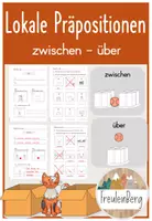 Vorschau - Arbeitsblätter - Arbeitsblätter - Lokale Präpositionen: Zwischen und Über - Deckblatt