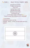 Vista previa - Hojas de trabajo - VIAJES POR EL MUNDO – La India (Pack de Fichas Imprimibles) - página 1