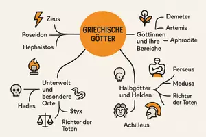 Vorschau - Arbeitsblätter - Lernposter + Arbeitsblatt zum Thema "Griechische Götter" + Onlineübung & MP3 + Mindmap + Infografik - Seite 2