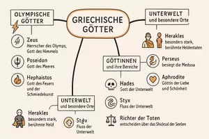 Vorschau - Arbeitsblätter - Lernposter + Arbeitsblatt zum Thema "Griechische Götter" + Onlineübung & MP3 + Mindmap + Infografik - Seite 3