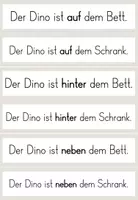Vorschau - Präsentationen/Tafelbilder - Fotokarten Dino - Lokale Präpositionen - Seite 3
