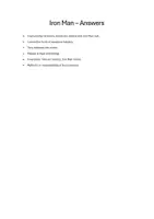 Vorschau - Arbeitsblätter - 🍿Movie Worksheet: Iron Man (2008) - Seite 1