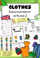 Vorschau - Arbeitsblätter - Clothes – Materialpaket für den Englischunterricht - Deckblatt