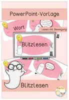 Vorschau - Spiele - Blitzlesen - Geisterlesen - PowerPointvorlage - Deckblatt