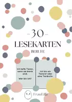 Vorschau - Spiele - 30 Leserätsel "Wer bin ich?" Thema Berufe Lesekarten - Deckblatt