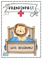 Vorschau - Arbeitsblätter - Krankenmappe Löwe: Cover und to-do-Liste - Seite 2