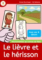 Aperçu - Matériel pour travaux manuels / dessin - Le lièvre et le hérisson – Marionnettes à doigts avec décor et pochette - Page de couverture