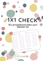Vorschau - Test - 1x1 Einmaleins Check - 10 Lernzielkontrollen zu den 1x1 Reihen - Deckblatt
